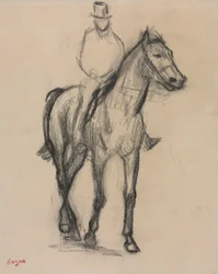 Ló és lovas c. 1890.