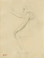 Ülő öregember, 1862 körül