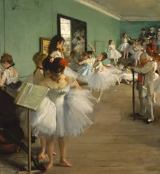 A táncosztály, 1874.