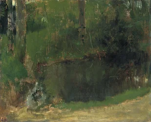 A tavacska az erdőben, 1868 körül
