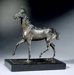 Ügető ló (bronz)