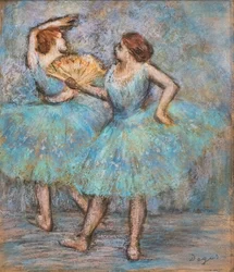 Két táncos. 1905 körül. Pasztell kartonon.