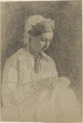 Női hímzés, 1855-1860