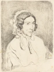 Nő fodros sapkában (Dame agée)