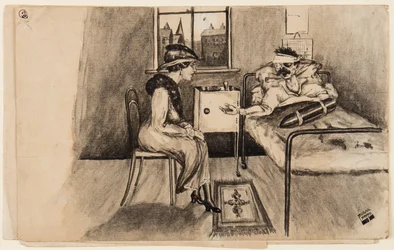Some Shell!, 1917. október 13. (toll, ecset és tinta papíron)