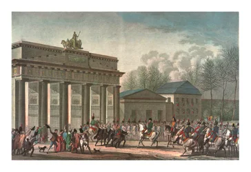 A franciák bevonulása Berlinbe, 1806. október 27., 1850. k