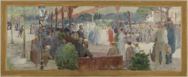Maisons-Alfort faluházának vázlata: Hommage au mérite, 1893 és 1895 között (olaj, vászon)