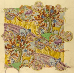 1927. november ősz (guache papíron)