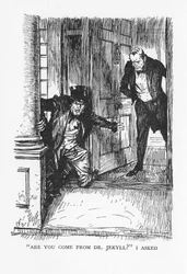 Jelenet Dr. Jekyll és Mr. Hyde furcsa esetéből, Robert Louis Stevenson, 1927