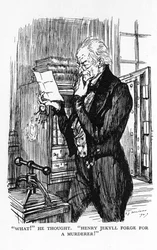 Jelenet Robert Louis Stevenson Dr. Jekyll és Mr. Hyde különös esete című művéből, 1927