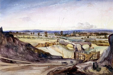 Hampstead általános képe, London, 1837