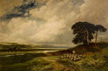 Táj juhokkal, 1899