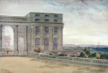 Kilátás a Chester Terrace-re, a Regent