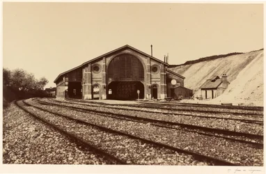 Longueau vasútállomás,1855 (fénykép)