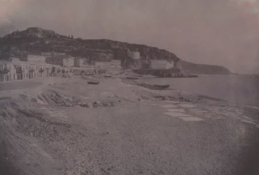 Les Ponchettes Nizzában, 1855 körül (fotó)
