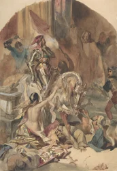 Nesle-i mészárlás 1472, 19. század.