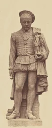 ["Pilon", Louis Desprez szobra, a Louvre díszítése, Párizs]