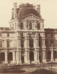 Kilátás a Louvre-ra, 1855-1857.