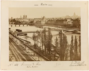 A Tuileriák látképe, 1895-1900 körül (fotó)
