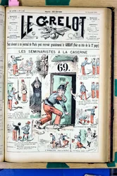 A „Le Grelot” borítója, 1025. szám, Színes szatirikus