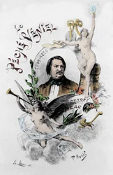 Honore de Balzac „The Veniel Sin” címlapja. Paul Avril (1843-1928) 1901-es illusztrációja.