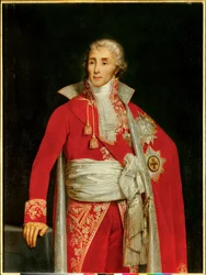 Joseph Fouche, Otranto hercegének (1759-1820) portréja a rendõrségi miniszter ruhájában Edouard Louis Dubufe (1820-1883) festménye. 19. század. Homályos. 1,31 x 0,98 m.