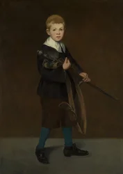 Fiú karddal, 1861.