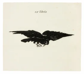 Repülő holló: ex libris, A hollóból (Le Corbeau)
