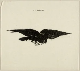 Repülő holló: ex libris, A hollóból (Le Corbeau)