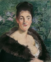 Bundás hölgy c. 1880.