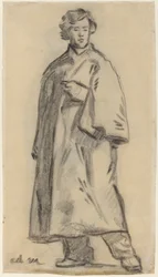 Köpenyt viselő férfi [recto], 18521858.