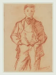 Manet - Léon Koëlla-Leenhoff portréja, 1868 körül