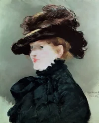 Mery Laurent (1849-1900) portréja 1882 (pasztell, papíron)