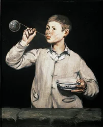 Szappanbuborékok festménye Edouard Manet (1832-1883) 1867 Dim. 100x81 cm Sao Paulo, Művészeti Múzeum