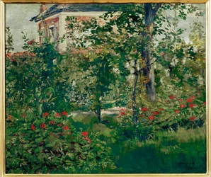 A Bellevue kert (olaj, vászon)