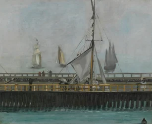 Boulogne-sur-Mer mólója, 1868