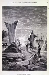 Az éjféli nap Jules Verne „Grant kapitány gyermekei” című filmben