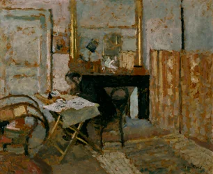 K.X. Roussel Olvasás, 1904 körül (olaj, karton)