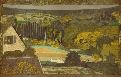 Táj: Erdőre néző ablak, 1899.