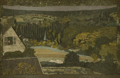 Táj: Erdőre néző ablak, 1899