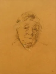 Madame Bénard portréja, elölnézetből