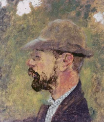 Henri de Toulouse-Lautrec (1864-1901) portréja 1897-98 körül.