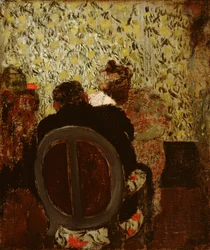 A manikűr, 1897 (olaj a kártyán)