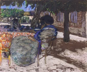A vörös pavilon fái alatt,1905-07 (olaj, vászon)