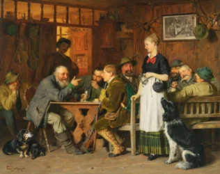 Eduard Grützner A vasárnapi vadász 1880