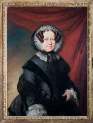 Artemisia Negrone Brignole-Sale (Brignole Sale), Galliera hercegnője, Maria Brignole Sale de Ferrari anyjának portréja. Eduard von Heuss (1808-1880) festménye, Genova, Musei di Strada Nuova