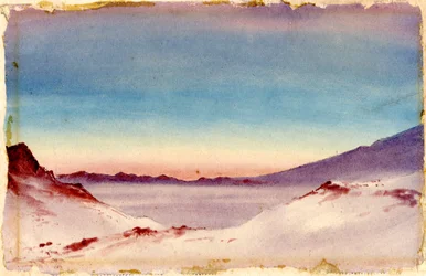 Hut Point from the Gap, 1901-04 (wc papíron)