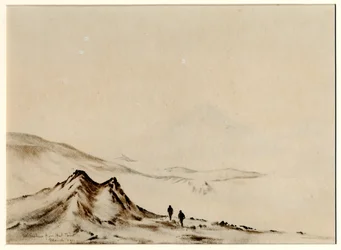 Mount Erebus Hut Pointról, 1901-04 (wc papíron)