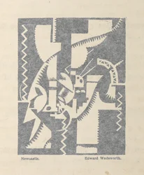 Newcastle – Edward Wadsworth, a BLAST no. 1, a Vorticist magazin