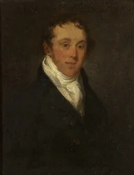 Sir Charles A. Elton (olaj a panelen)